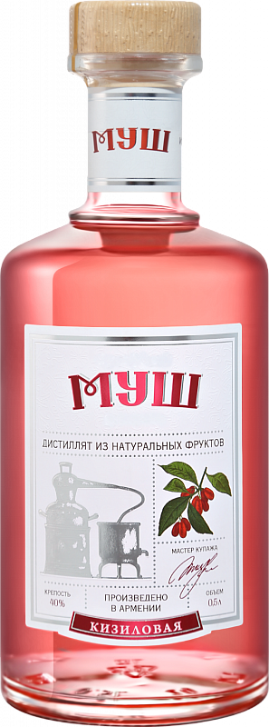 Муш Водка Кизиловая - 0.5 л